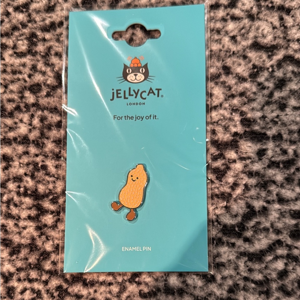 Jellycat Amuseables Peanut Enamel Pin